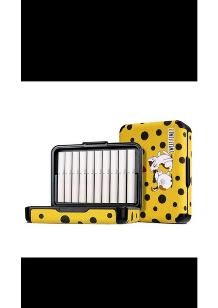 Heets ve Terrea Box Sarı Cat Desenli