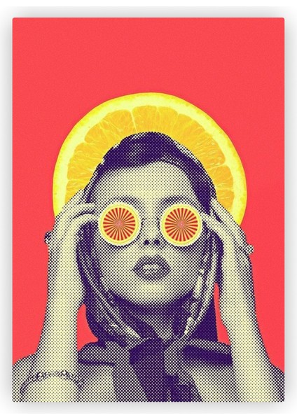 The Orange Dream Pop Art Ahşap Poster 20X29 cm