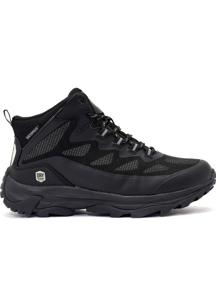 Dry Erkek Siyah Kalın Tabanlı Bağcıklı Waterproof Outdoor Bot 24WFD69386F