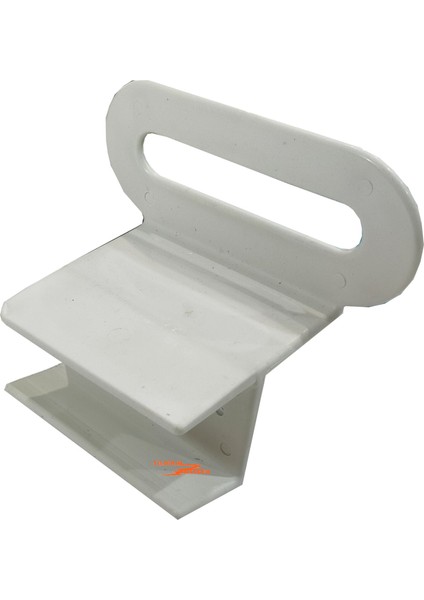 2 Adet Baza Plastik Tutamak Kol - Baza Tutma Çekme Kolu Beyaz Plastik