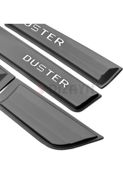 Dacia Duster 2 Kapı Koruma Seti Parlak Krom Yazılı 4 Prç 2018-2023 A+ Kalite