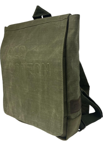 Vintage Su Geçirmez Kanvas Salaş Unisex Günlük Okul Tablet Sırt Çantası Naoko S 24 cm x 30 cm