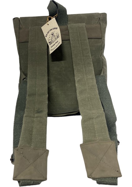 Vintage Su Geçirmez Kanvas Salaş Unisex Günlük Okul Tablet Sırt Çantası Naoko S 24 cm x 30 cm