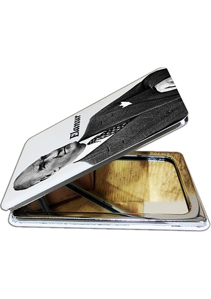 Kişiye Özel İsim Baskılı Çanta - Cep Aynası - Atatürk Baskılı - Kapaklı ve Büyüteçli fiyatları