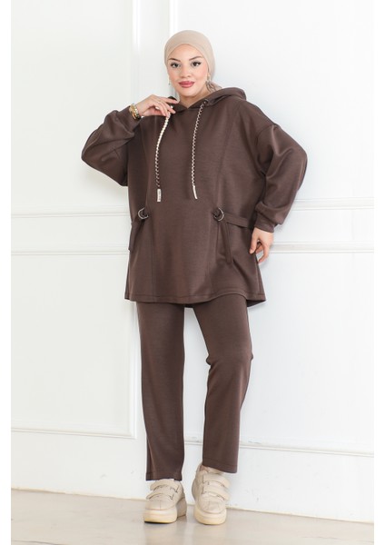 Aura Modal Scuba Takım & Kahverengi fiyatları