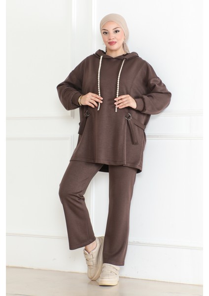 Aura Modal Scuba Takım & Kahverengi fırsatları