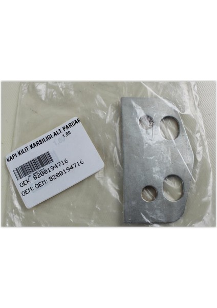 Kapı Kilit Karşılığı Alt Parçası Trafıc Iı