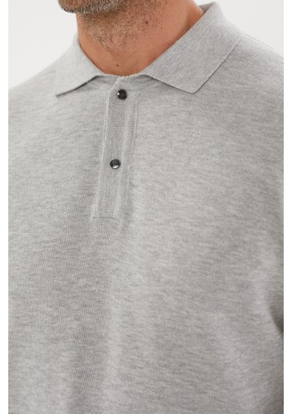 Tony Classics Polo Yaka Basic Uzun Kollu Triko- T-1006
