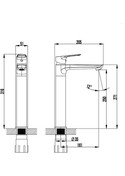 Solo Uzun Lavabo Bataryası SO6500 fiyatları