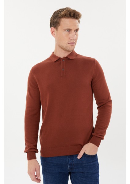 Tony Classics Polo Yaka Basic Uzun Kollu Triko- T-1006