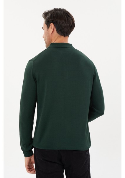 Tony Classics Polo Yaka Basic Uzun Kollu Triko- T-1006