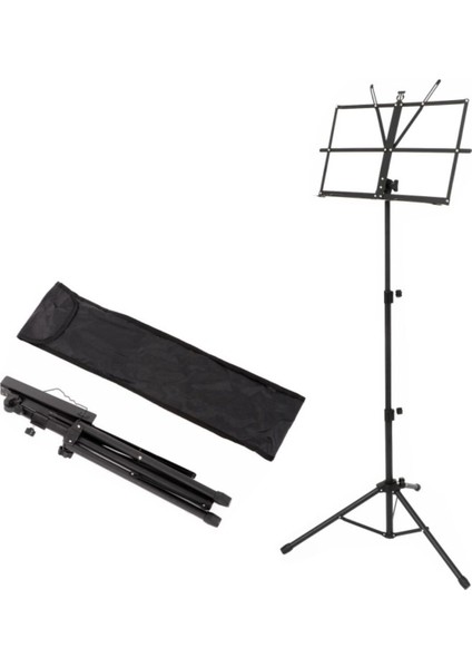LM203 Nota Sehpası Çantalı Kalın Profil Metal By Toga