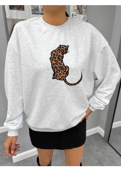 Gri Leo Nakışlı Sweat fiyatları