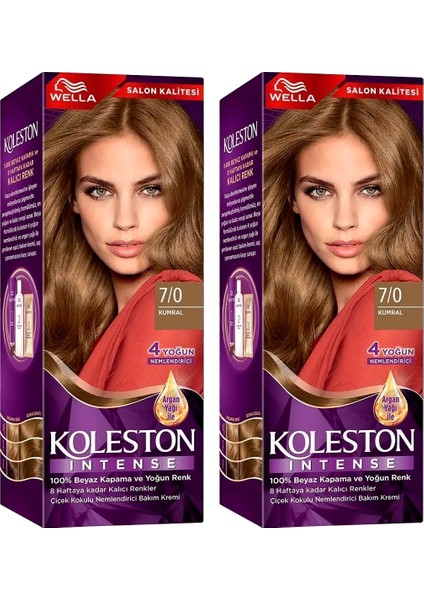 Koleston Intense Saç Boyası 7/0 Kumral 2x