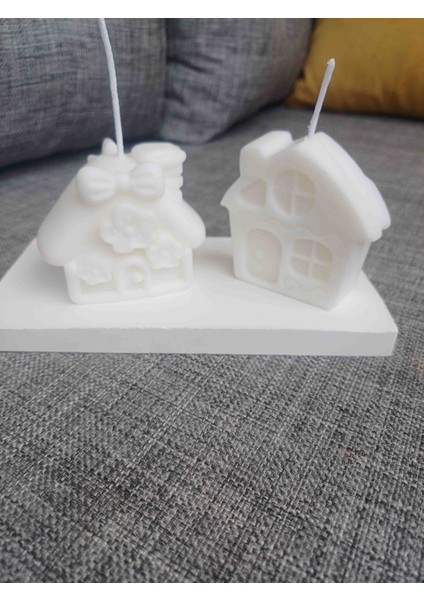 Dekoratif Ev Mum 2li, Kurabiye Adam Mum,dekoratif Mum, Yeni Yil si, Yeni Ev, Yeni Iş si, Doğum Günü si, Doğum Günü si