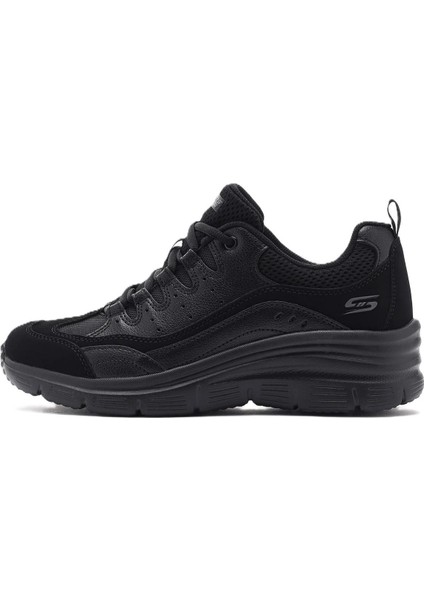 Fashion Fit Womens Memory Foam Walking Black Hafızalı Taban Kadın Günlük Spor Ayakkabı Siyah