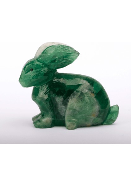 Florit Taşı Tavşan Figürü, Doğal Taş Hayvan Figürleri Koleksiyonu fiyatları