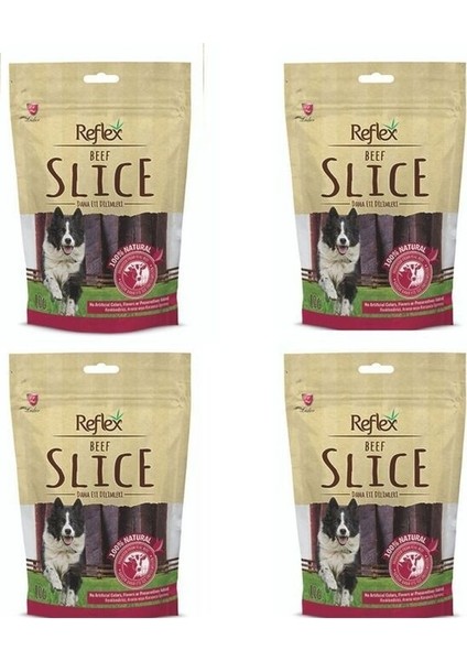 Yumuşak Biftek Dilimi Köpek Ödül Maması 80 gr 4'lü Set
