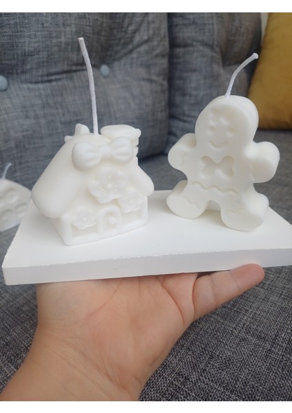 Dekoratif Ev Mum 2li, Kurabiye Adam Mum,dekoratif Mum, Yeni Yil si, Yeni Ev, Yeni Iş si, Doğum Günü si, Doğum Günü si fiyatları