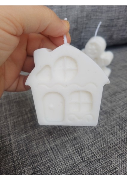 Dekoratif Ev Mum 2li, Kurabiye Adam Mum,dekoratif Mum, Yeni Yil si, Yeni Ev, Yeni Iş si, Doğum Günü si, Doğum Günü si