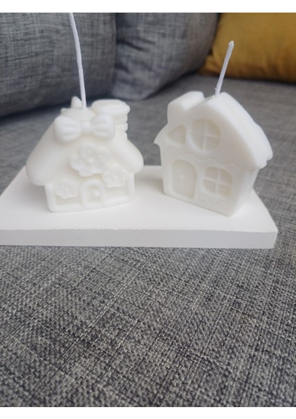 Dekoratif Ev Mum 2li, Kurabiye Adam Mum,dekoratif Mum, Yeni Yil si, Yeni Ev, Yeni Iş si, Doğum Günü si, Doğum Günü si