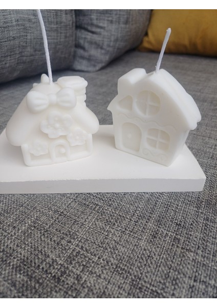 Dekoratif Ev Mum 2li, Kurabiye Adam Mum,dekoratif Mum, Yeni Yil si, Yeni Ev, Yeni Iş si, Doğum Günü si, Doğum Günü si