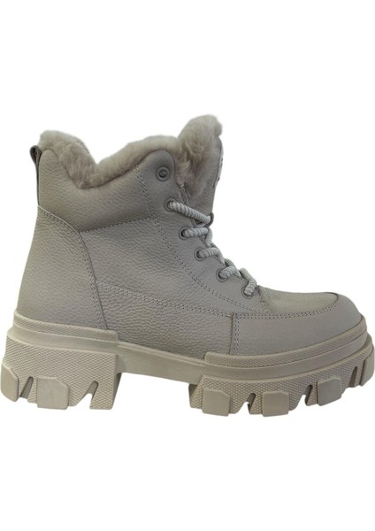 14320 Kadın Casual Deri Nubuk Bot (Kış 24)
