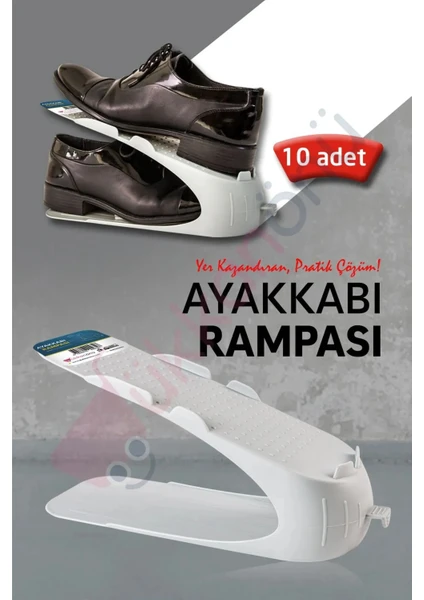 Ayakkabı Rampası (Beyaz) 5 Li