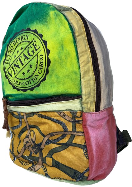 Tek Bölmeli Vintage Disayn Günlük Sırt Gezi Çantası Zermatt Bag 28 cm x 42 cm