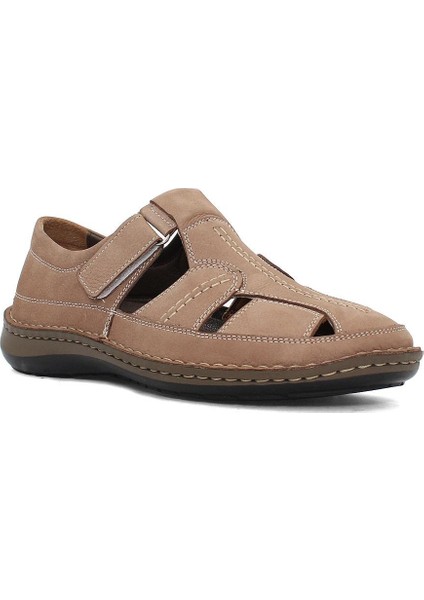 Erkek Kum Nubuk Deri Sandalet modelleri