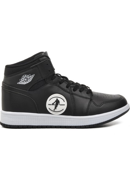 Siyah-Siyah-Beyaz Hi Sneaker modelleri