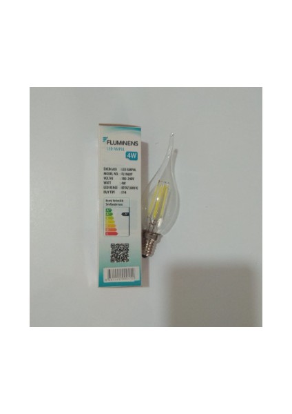 Kıvrık Buji Mum LED Avize Ampulu 4W E14 Duy Beyaz Işık (6000K)FL10607 fiyatları