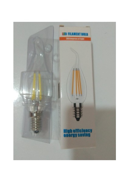 Kıvrık Buji Mum LED Avize Ampulu 4W E14 Duy Beyaz Işık (6000K)FL10607 modelleri