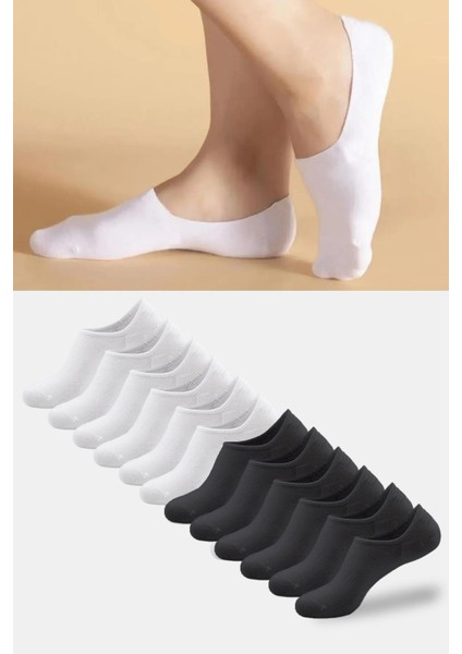 12 Çift Babet Bambu Çorap Unisex ,erkek, Kadın Çorap