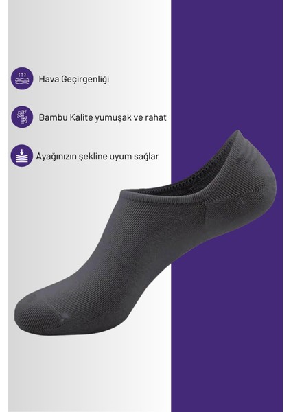 12 Çift Babet Bambu Çorap Unisex ,erkek, Kadın Çorap fiyatları