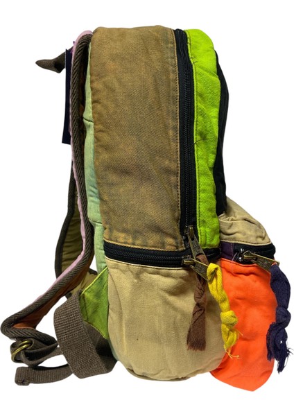 Vintage Tek Gözlü Disayn Sırt Günlük Okul Gezi Çantası Donny Bag 30 cm x 44 cm
