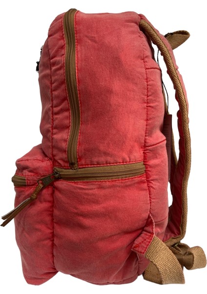 Vintage Tek Gözlü Disayn Sırt Günlük Okul Gezi Çantası Donny Bag 30 cm x 44 cm
