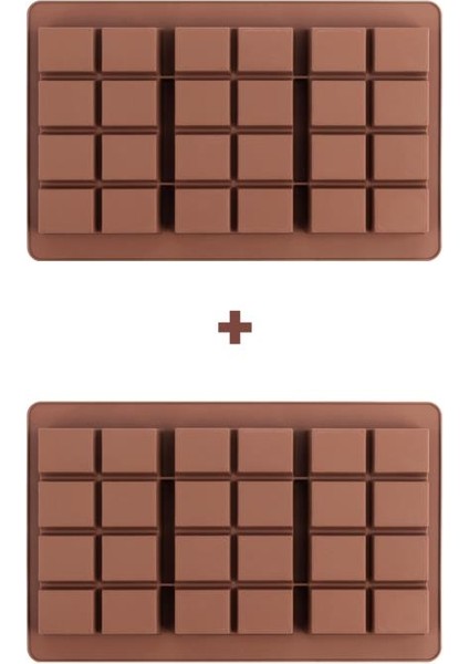 Dubai Çikolatası Kalıbı Silikon Çikolata Kalıbı Büyük Boy 2 Adet 27X17 cm fırsatları