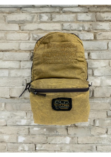 Vintage Tek Gözlü Disayn Sırt Günlük Okul Gezi Çantası Donny Bag 30 cm x 44 cm