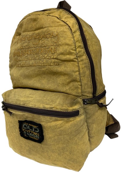 Vintage Tek Gözlü Disayn Sırt Günlük Okul Gezi Çantası Donny Bag 30 cm x 44 cm