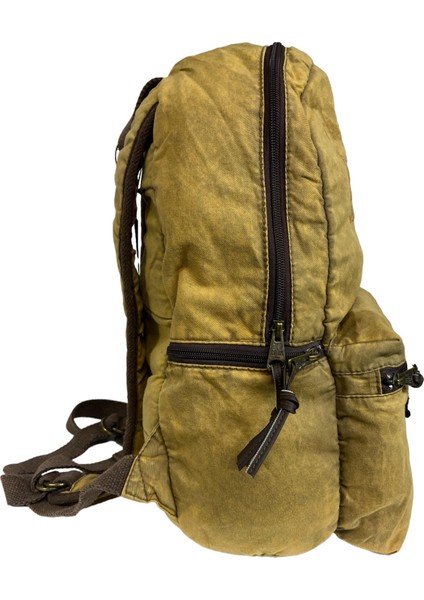 Vintage Tek Gözlü Disayn Sırt Günlük Okul Gezi Çantası Donny Bag 30 cm x 44 cm