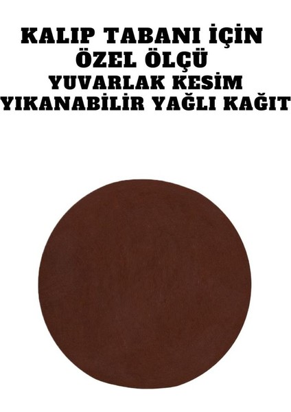 YUVARLAK YIKANABİLİR YAĞLI KAĞIT
