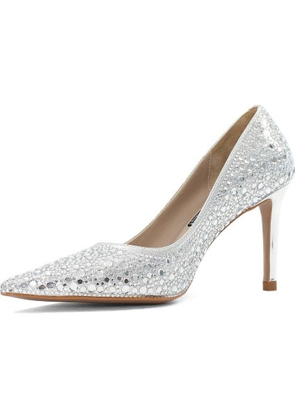 Kadın Lame Parlak İnce Topuklu Stiletto fırsatları