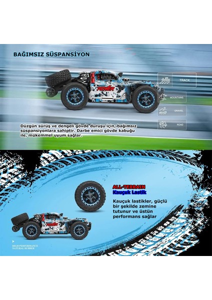 1:28 Şarjlı 30 Km/h Uzaktan Kumandalı Araba 4WD 2.4ghz Oyuncak Rc Araç