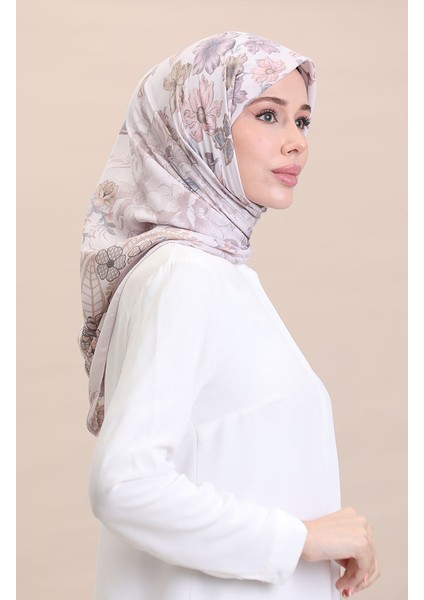 Desenli Eşarp Cvs-05 Pudra Bej fiyatları