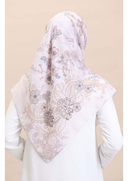Desenli Eşarp Cvs-05 Pudra Bej modelleri