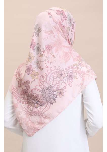 Desenli Eşarp Cvs-08 Pembe modelleri