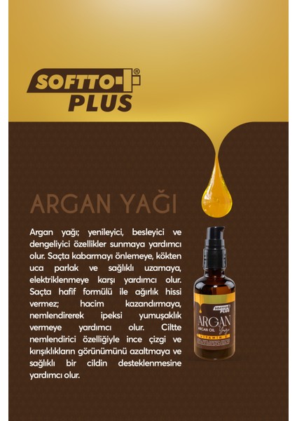 Argan Yağı + Vitamin E 50 ml - Saç ve Cilt Için Besleyici ve Yenileyici Bakım