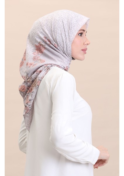 Desenli Eşarp Flover-08 Gri fiyatları
