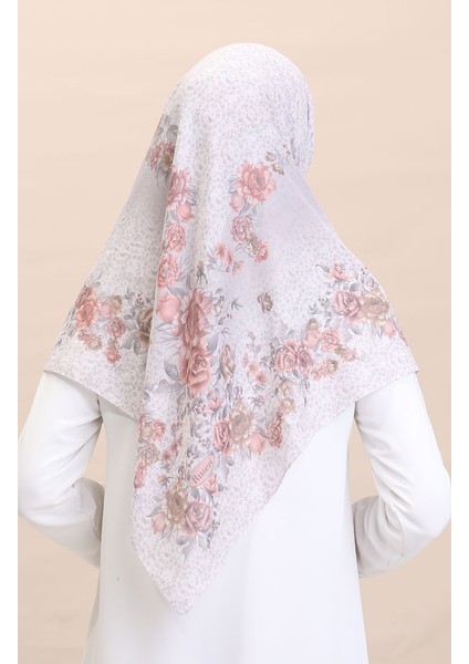 Desenli Eşarp Flover-08 Gri modelleri